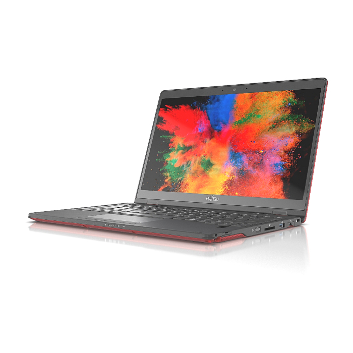 Fujitsu LIFEBOOK U9311X red, Intel Core i5-1135G7, 13.3" FHD AG, 16GB, SSD 512GB PCIe G3 M.2, LTE EM7421, FPR, SCR, 4cell 50Wh, Intel WiFi 6 AX201, BT5, SCR, Intel IRIS graphics, Backlit KBD, Win10 Pro(64) (тъмнейл - 1)