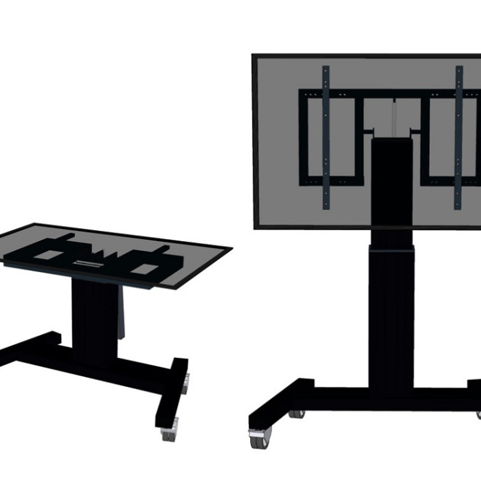 Neomounts by NewStar Motorised Mobile Floor Stand (90° tilt) - VESA 200x200 up to 800x600 на супер цена