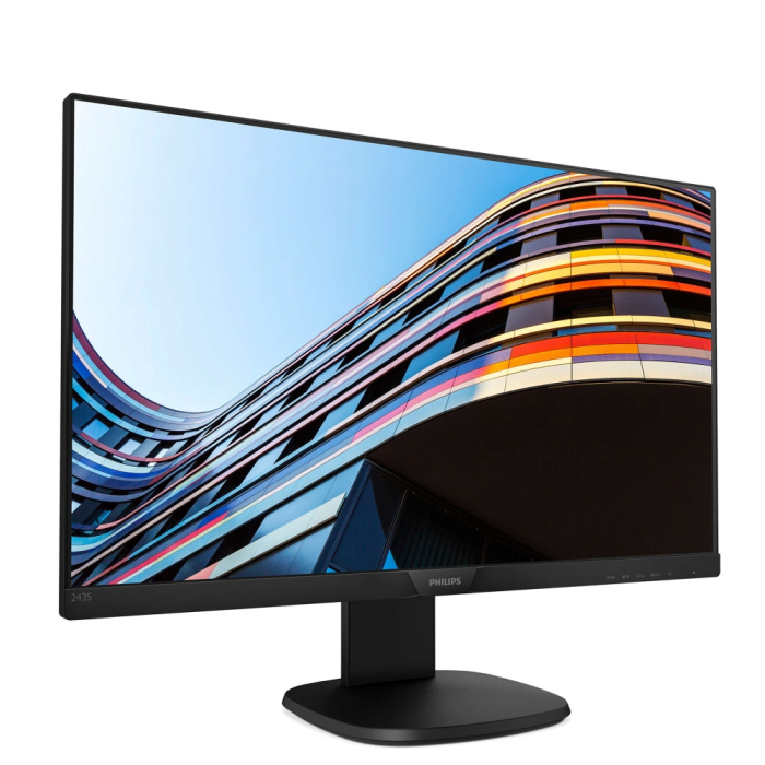 Philips 243S7EHMB, 23.8" Wide IPS, LED, 5ms, 1000:1, 20M:1 DCR, 250 cd/m2, 1920x1080@60Hz, Tilt, Swivel, Heigh Adjust, Pivot, D-Sub, HDMI, DP, Headphone Out, Speakers, Black (тъмнейл - 1)