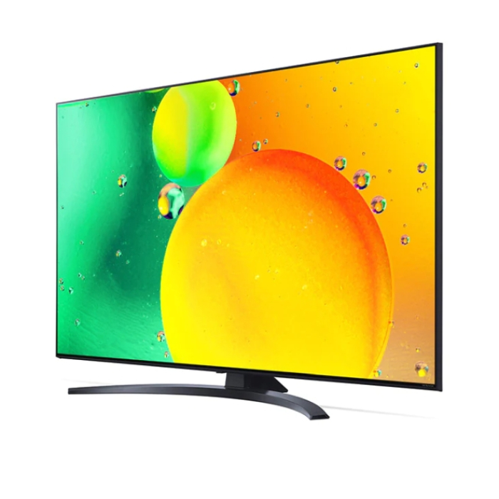 LG 55NANO763QA, 55" 4K IPS HDR Smart Nano Cell TV, 3840x2160, Pure Colors, DVB-T2/C/S2, Active HDR ,HDR 10 PRO, webOS Smart TV, ThinQ AI, NVIDIA GeForce, HGiG, WiFi, Clear Voice Pro, Bluetooth 5.0, Miracast / AirPlay2, One Pole stand, Black (тъмнейл - 1)