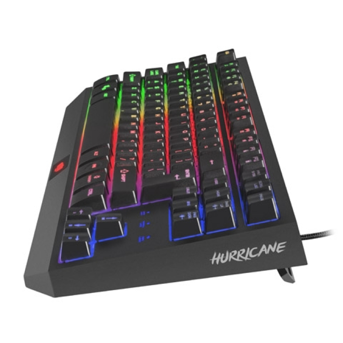 Fury Gaming kayboard, Hurricane TKL, rainbow backlight, US layout (тъмнейл - 3)