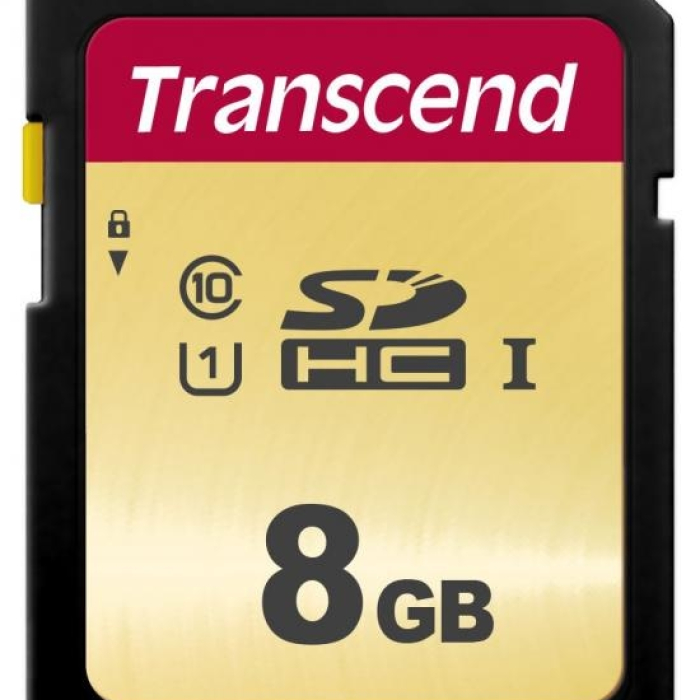 Transcend 8GB SD Card UHS-I U1, MLC на супер цена