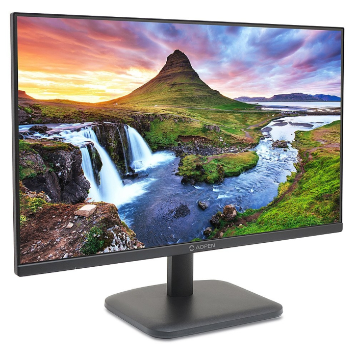 Aopen powered by Acer 24CL1YEbmix, 23.8'', IPS FHD (1920x1080) LED, 250nit, 1ms TVR, ZeroFrame, 100Hz FreeSync, sRGB 99%, Flicker-less, 1000:1 ACM, HDMI, VGA, Tilt, Vesa, BluelightShield, Speakers, Black (тъмнейл - 1)