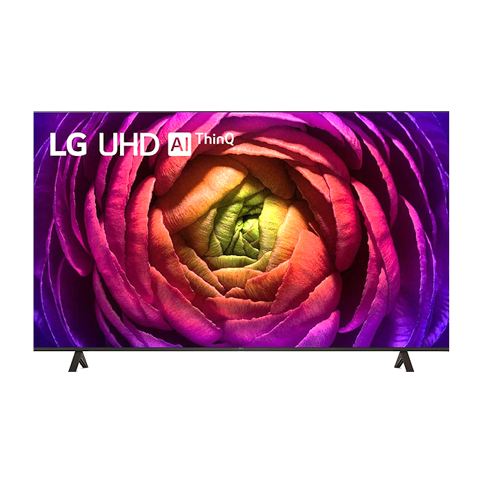 LG 43UR74003LB, 43" 4K UltraHD TV 4K (3840 x 2160), DVB-T2/C/S2, webOS Smart TV, Game Optimizer, ThinQ AI, Processor a5 Gen6, WiFi 802.11ac, HDR10 PRO, HGIG, 4K Upscaling, HDMI, CI, LAN, USB, 2 Pole Stand, Black