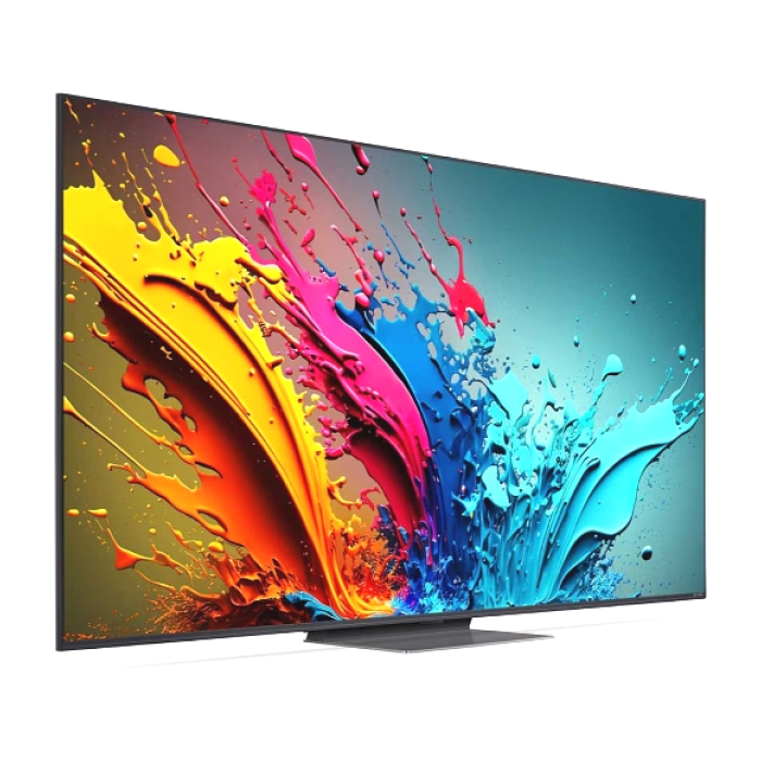 LG 75QNED86T3A, 75" 4K QNED HDR Smart TV, 3840x2160, DVB-T2/C/S2, Alpha 8 AI 4K Gen7, 120Hz, HDR 10 PRO, webOS 24 ThinQ, 4K Upscaling, FreeSync, WiFi 5, Multi View, Bluetooth 5.1, AirPlay 2, LAN, CI, HDMI, SPDIF, Crescent Stand, Silver (тъмнейл - 1)