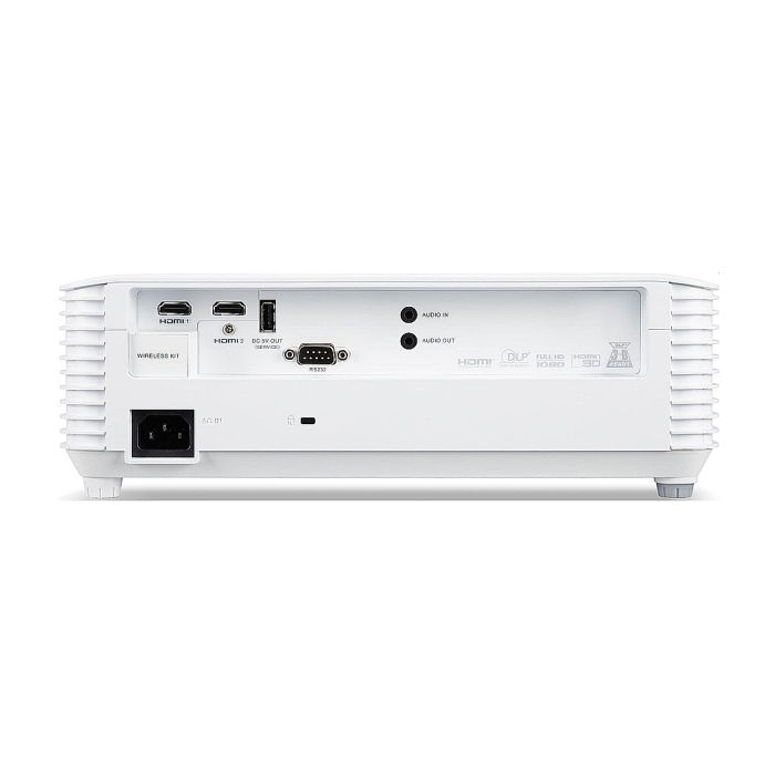 Acer Projector H6546Ki, DLP, 1080p (1920x1080), 5200 ANSI Lm, 10 000:1, 3D, 24/7 operation, Auto Keystone, DC power on, 2xHDMI, RS232, Audio in/out, WiFi (kit incl.), Bag, 1x3W, 2.95Kg, White (тъмнейл - 3)