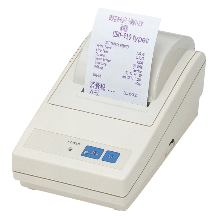 Citizen CBM-910II Dot matrix impact printer; Serial; External 230V PSU; 24 col.; White на супер цена