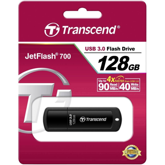 Transcend 128GB JETFLASH 700 (тъмнейл - 2)