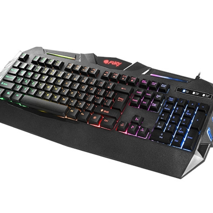 Fury Gaming keyboard, Spitfire backlight, US layout (тъмнейл - 1)