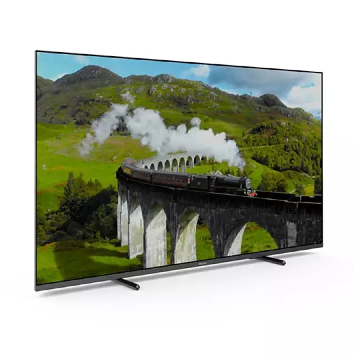 Philips 43PUS7608/12, 43" UHD HD LED, 3840 x 2160, DVB-T/T2/T2-HD/C/S/S2, Pixel Precise Ultra HD, HDR+, HLG, Smart TV with new OS, Dolby Vision, Atmos HDMI, VRR, 2* USB, Cl+, 802.11n, Lan, 20W RMS, Black (тъмнейл - 1)