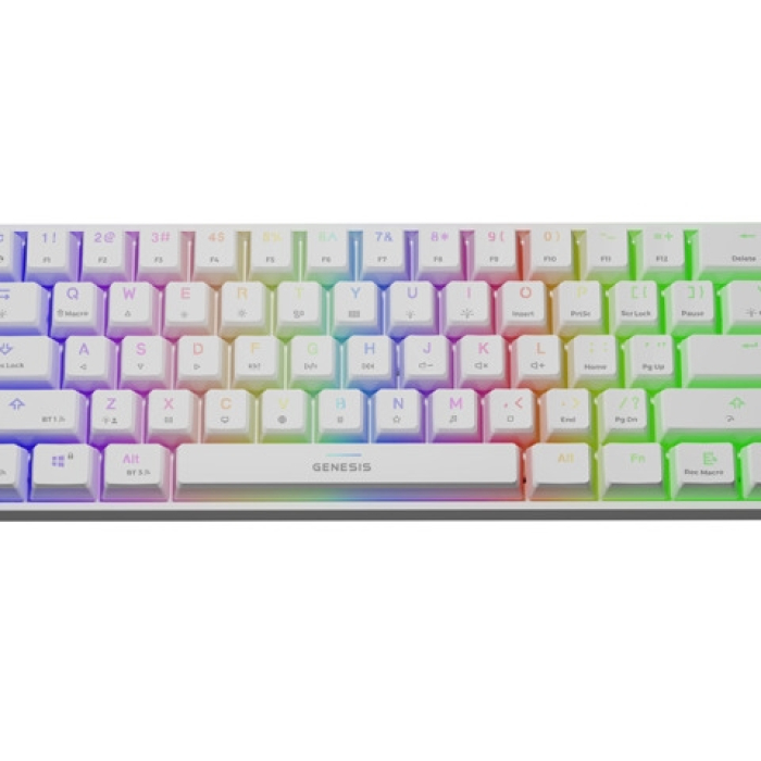 Genesis Mechanical Gaming Keyboard Thor 660 Wireless RGB Backligtht Gateron Red White на супер цена