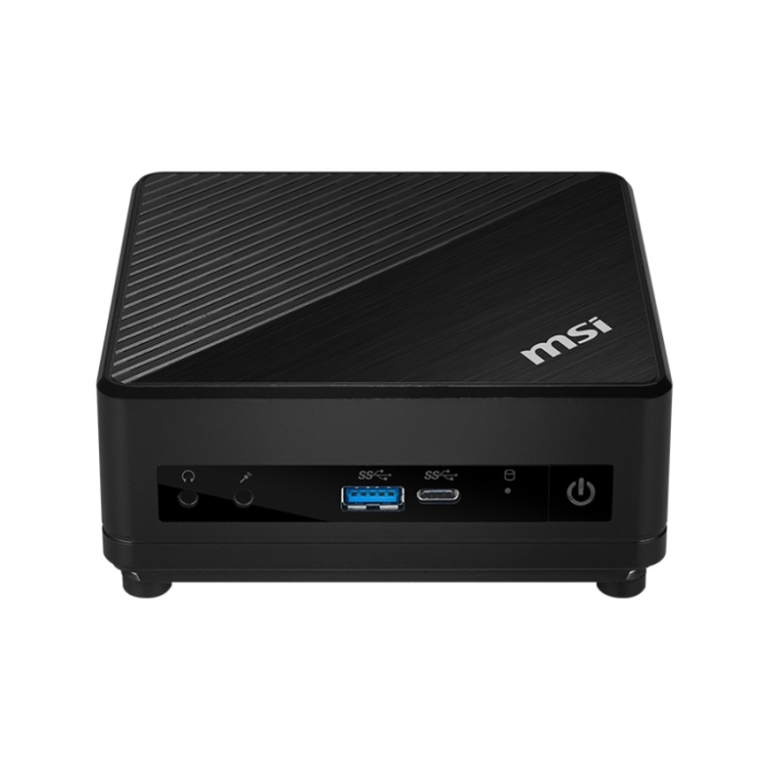 MSI CUBI 5 10M-008BEU, Barebone Mini-PC, Intel Core i5-10210U, 1.60 GHz, without RAM (0GB), 2x DDR4 2666MHz SO-DIMMs, up to 64GB, NO SSD, NO HDD, 802.11 AC, BT 5, NO OS, 65W, 124 X 124 X 53.7 mm, 0.55 kg, Black (тъмнейл - 2)