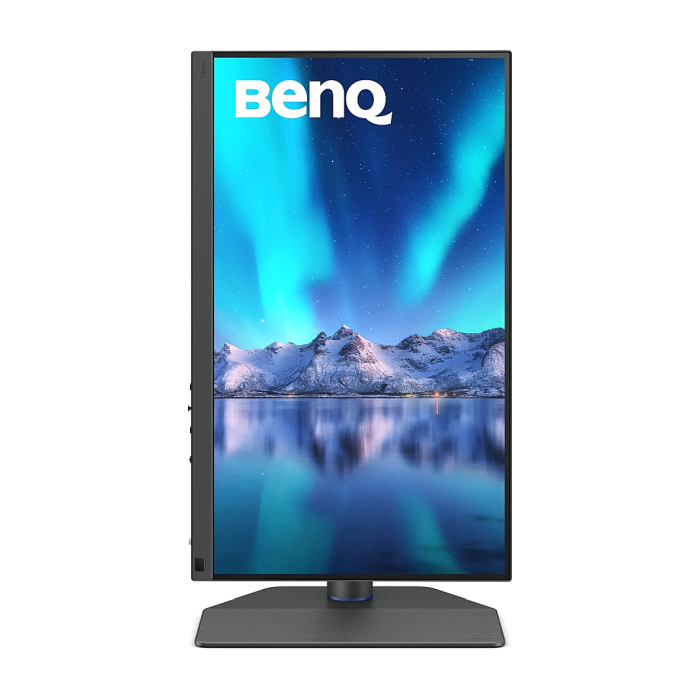 BenQ SW272Q 27" IPS, 2K, 2560x1440 2K, 300 cd/m2, Photographer Monitor, Hard.Calubrat., 1.07 billion colors, HDMI 2.0 x2, DP 1.4,USB-Type C x1 (90W PDelivery), USB 3.1 Hub, 16 bit 3D LUT, HAdj. 140mm,Tilt -5°-20 + Fury Gaming Chair Avenger M+ Black-W (тъмнейл - 2)