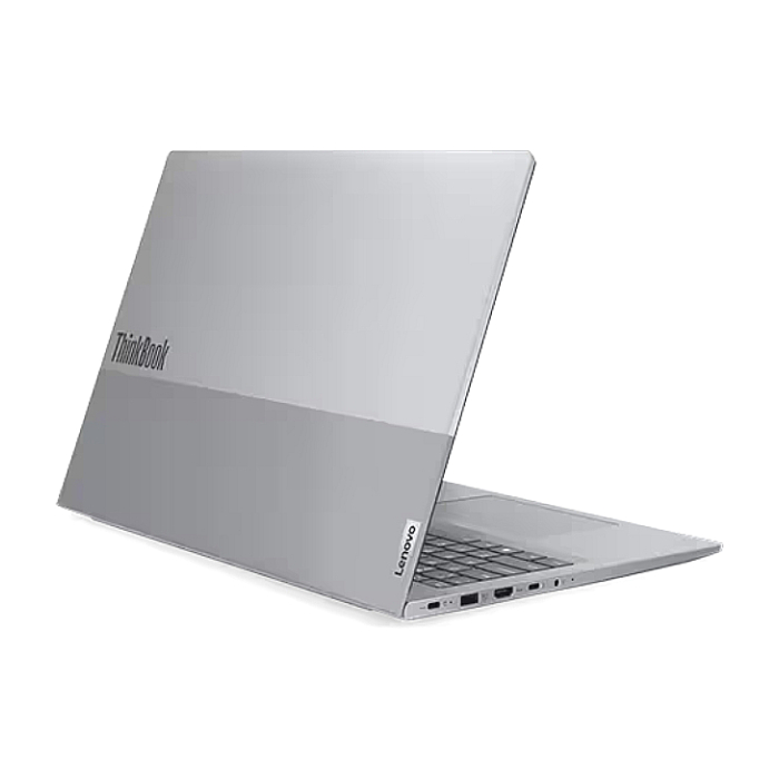 Lenovo ThinkBook 16 G6 Intel Core i5-1335U (up to 4.6GHz, 12MB), 16GB DDR5 5200MHz, 512GB SSD, 16" WUXGA (1920x1200) IPS AG, Intel Iris Xe Graphics, 1080p&IR Cam, WLAN, BT, Backlit KB, FPR, Arctic Grey, DOS, 3Y (тъмнейл - 3)