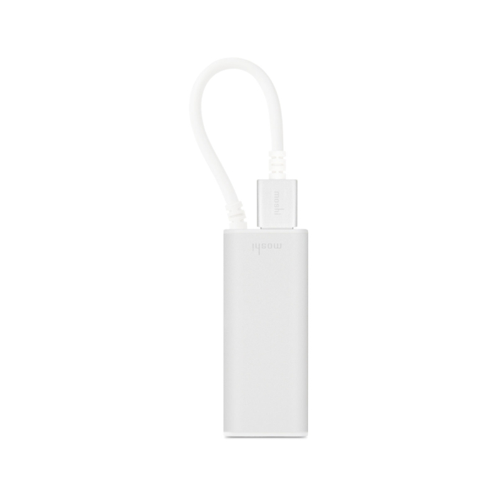 Moshi USB 3.0 to Gigabit Ethernet Adapter, Silver