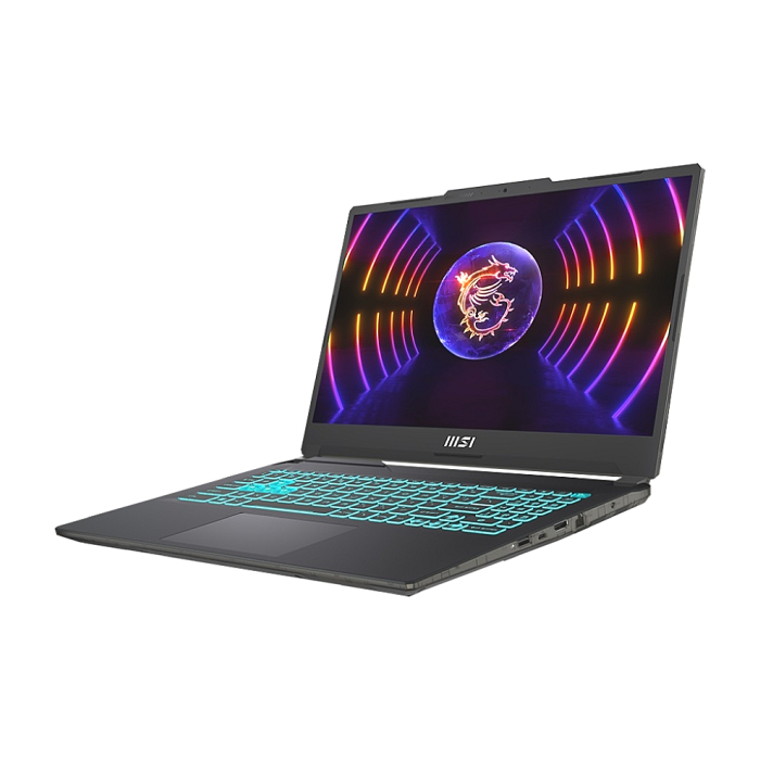 MSI Cyborg 15 A12VE, i5-12450H (8C/12T, 12 MB, up to 4.40 GHz), 15.6" FHD (1920x1080), 144Hz, IPS-Level, RTX 4050 GDDR6 6GB, 16GB DDR5 4800MHz (8GBx2), 512GB NVMe PCIe SSD Gen4x4, Single Backlit Keyboard (Blue), 3-Cell 53.5 Whr, RJ45, No OS, 1.98 kg, (тъмнейл - 1)