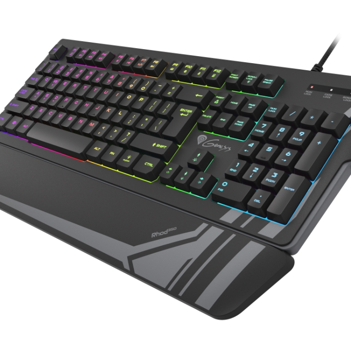 Genesis Gaming Keyboard Rhod 350 RGB Backlight US Lauout (тъмнейл - 2)