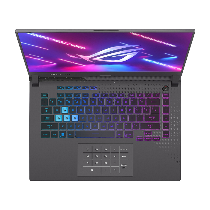 Asus ROG Strix G15 G513RM-HQ156, AMD Ryzen7 6800H (8-core/16-thread, 20MB cache, up to 4.7 GHz max boost),15.6"FHD IPS AG WQHD (2560x1440)165Hz,16GB DDR5 4800,1TB PCIE NVME,NVIDIA GeForce RTX 3060 6GB GDDR6 ,,Illum. Kbd 4 zone,no OS, Grey (тъмнейл - 1)