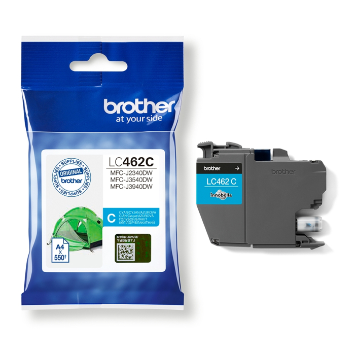 Brother LC462C Cyan Ink Cartridge for MFC-J2340DW/J3540DW/J3940DW (тъмнейл - 2)