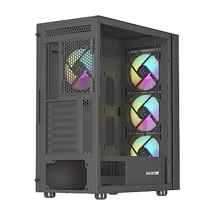 Genesis PC Case DIAXID 605 RGB Mini Tower Window, Black (тъмнейл - 2)