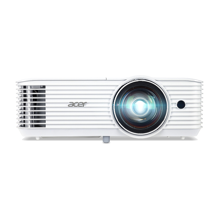 Acer Projector S1286H, DLP, Short Throw, XGA (1024x768), 3500 ANSI Lumens, 20000:1, 3D, HDMI, VGA, RCA, Audio in, Audio out, VGA out, DC Out (5V/1A, USB-A), Speaker 16W, Bluelight Shield, 3.1kg, White + Acer T82-W01MW 82.5" (16:10) Tripod Screen Whit (тъмнейл - 4)