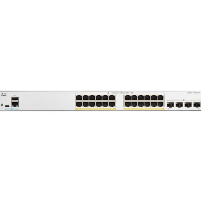 Cisco Catalyst 1300 24-port GE, PoE, 4x1G SFP на супер цена