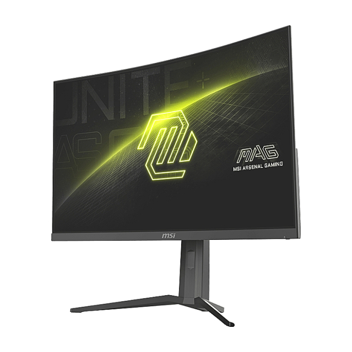 MSI MAG 321CUP, 31.5", VA, 160Hz, 1ms, UHD 3840x2160, Curved, FreeSync Premium, HDR 400, AI VISION, Console Mode, VRR, ALLM, CEC, PIP, PBP, 350 nits, 3000:1, 100M;1, DP (1.4a), 2x HDMI (2.1), 1x Type-C (DP alt. PD 15W), Adj.Stand 130mm, Tilt, VESA (тъмнейл - 2)