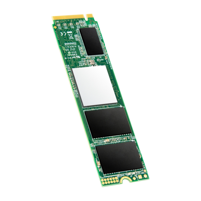 Transcend 1TB, M.2 2280, PCIe Gen3x4, M-Key, 3D TLC, with Dram (тъмнейл - 1)