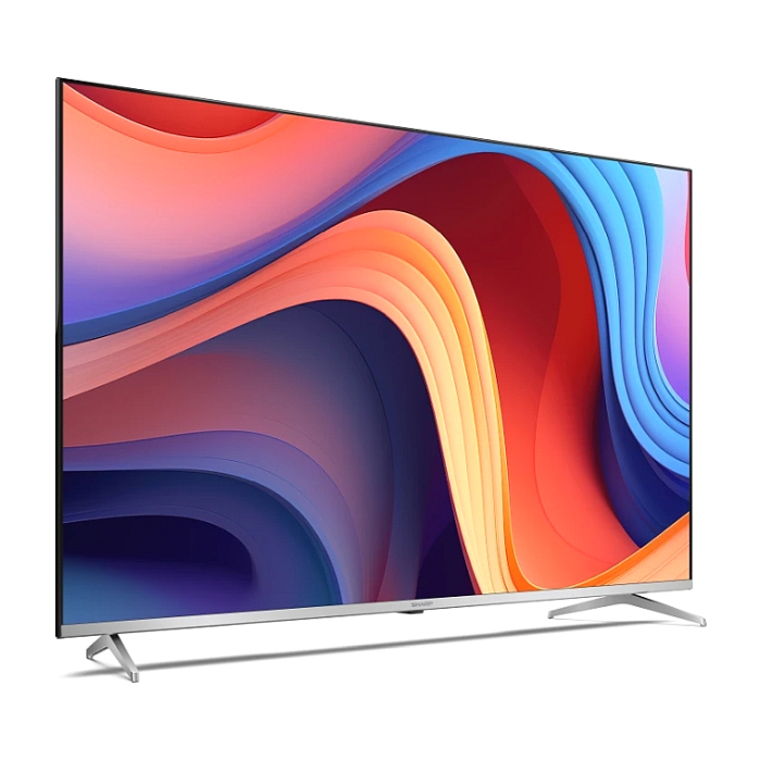 Sharp 55GP6260E, 55" QLED Google TV, 4K Ultra HD 3840x2160 Frameless, AQUOS, DVB-T/T2/C/S/S2, Active Motion 1000, HDR10, Dolby Atmos, Dolby Vision, Google Assistant, Chromecast Built-in, HDMI 2.1 with eARC, 3.5mm Headphone jack / line-out, USB, Wi-Fi (тъмнейл - 2)