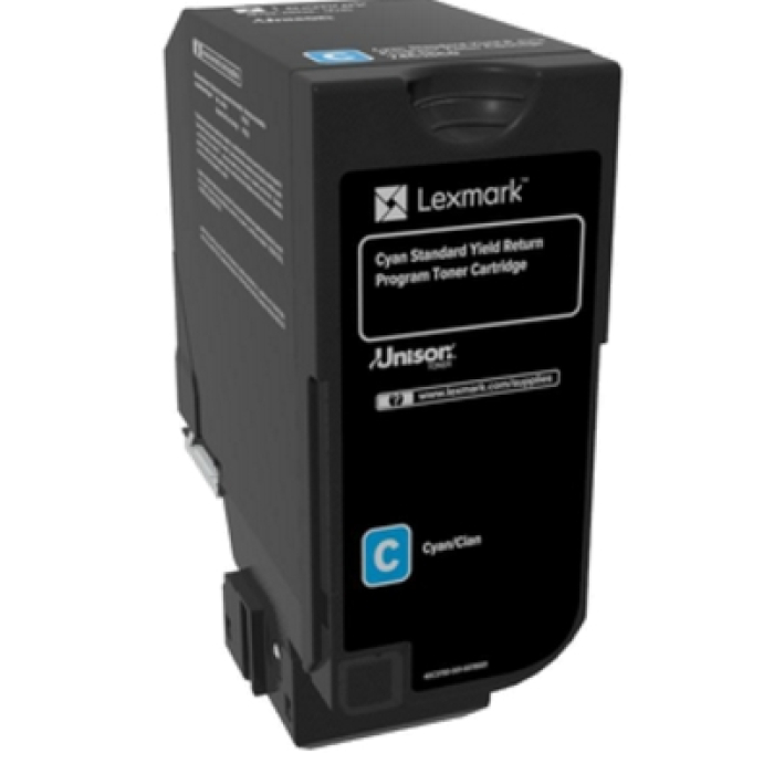 Lexmark 74C2SC0 CS720, CS/CX725 Cyan Return Programme 7K Toner Cartridge на супер цена