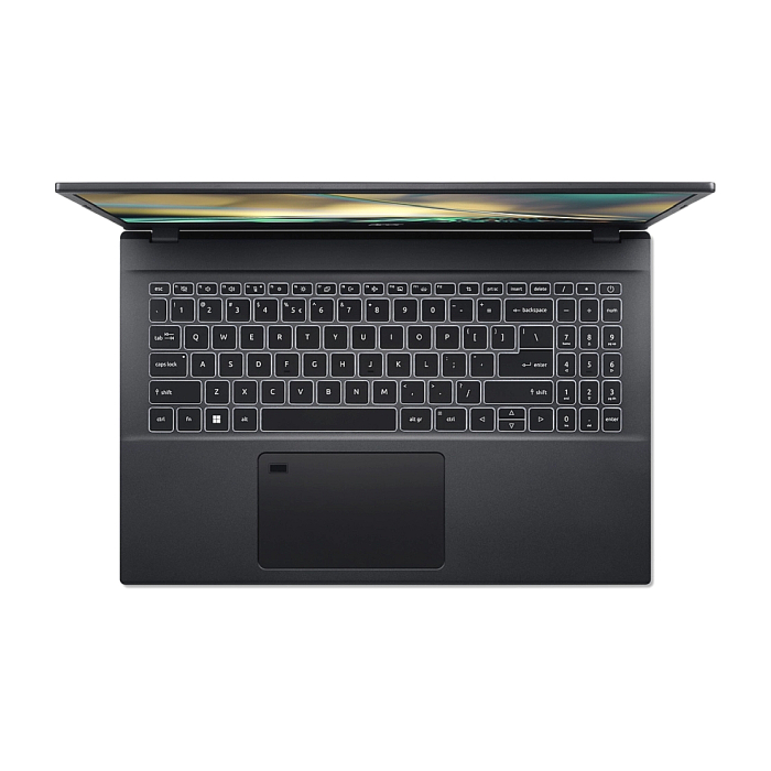 Acer Aspire 7 Performance, A715-76G-531Q, i5-12450H (up to 4.4GHz, 12MB), 15.6" FHD IPS, 8GB DDR4 3200 (1 slot), 512GB NVMe SSD, RTX 3050 4GB GDDR6, Wi-Fi AX+BT5.2, FP, HD Cam + Mic, KB Backlight, No OS, Black (тъмнейл - 3)