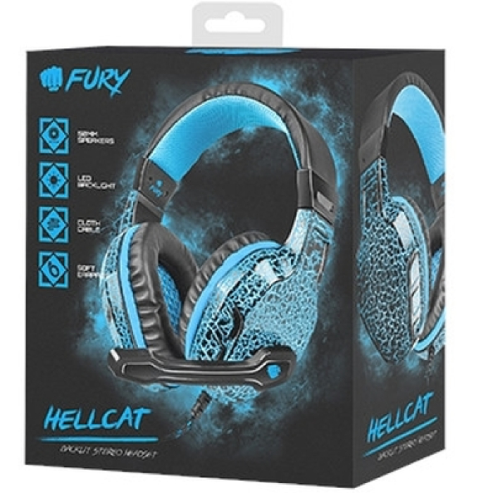 Fury Gaming headset, Hellcat (тъмнейл - 3)