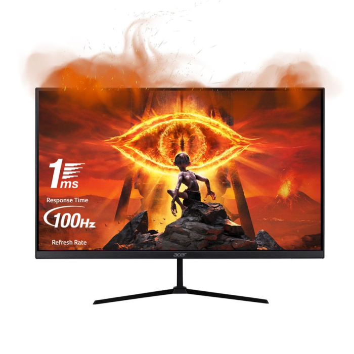 Acer Nitro QG240YH3bix, 23.8" VA, Anti-Glare, ZeroFrame, FreeSync, 1ms(VRB), 100M:1, 250nits, FHD (1920x1080), sRGB95%, VGA, HDMI,Audio out, Acer VisionCare, Tilt, Black