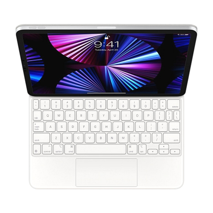 Apple Magic Keyboard for iPad Pro 11-inch (3rd gen.) and iPad Air (5th gen.) - Bulgarian - White на супер цена