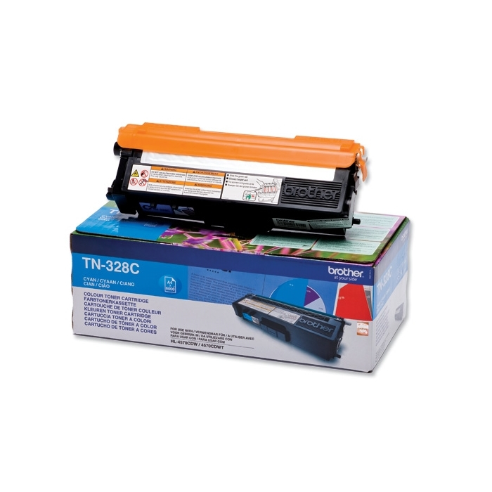 Brother TN-328C Toner Cartridge High Yield на супер цена