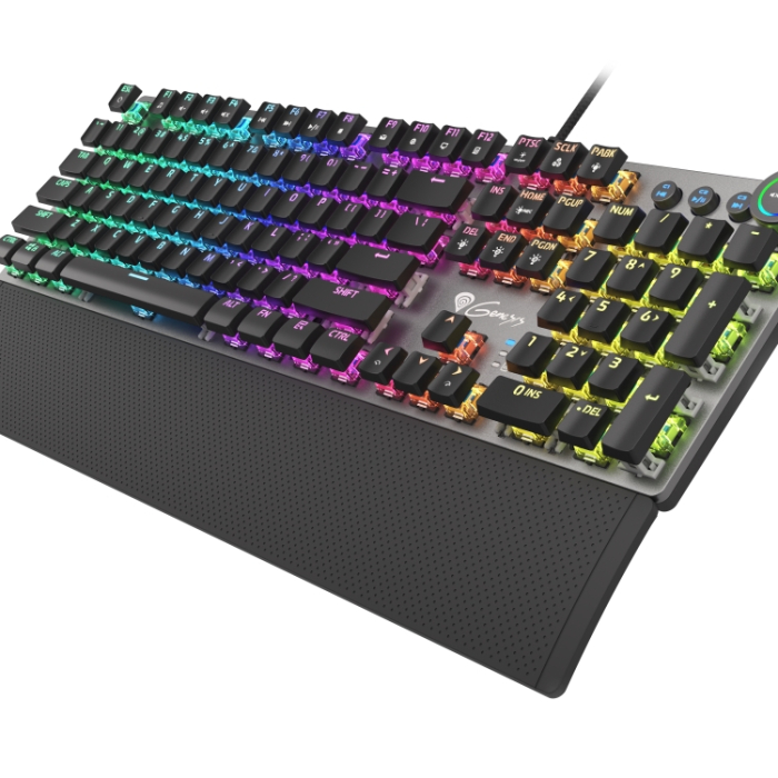 Genesis Mechanical Gaming Keyboard Thor 380 RGB Backlight Blue Switch US Layout Software (тъмнейл - 3)