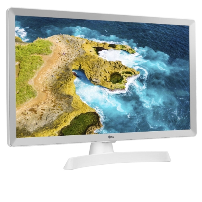 LG 28TQ515S-WZ, 28.0" WVA, LED non Glare, Smart webOS 22, TV Tuner DVB-T2/C /S2, 1000:1, Mega DFC, 250cd, 1366x768, Wi-Fi, LAN, AirPlay, WiDi, Miracast, HDMI, CI Slot, USB 2.0, Optical Out, AI Sound, Speaker 5W, White (тъмнейл - 2)