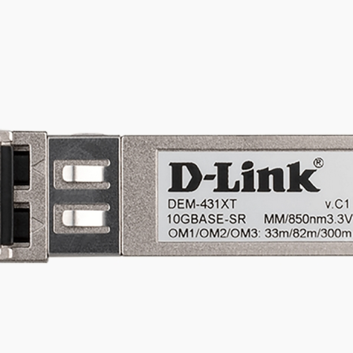 D-Link 10GBase-SR SFP+ Transceiver, 80/300m (тъмнейл - 1)