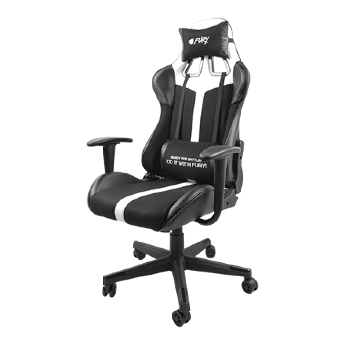 Fury Gaming chair, Avenger XL, White (тъмнейл - 1)