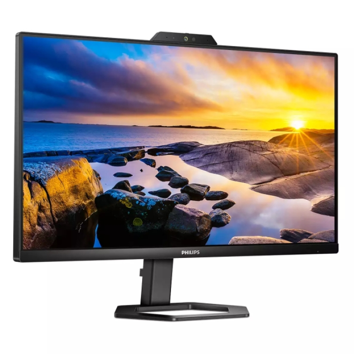 Philips 24E1N5300HE, 23.8" IPS WLED, 1920x1080@75Hz, 4ms GtG, 1ms MPRT, 300cd/m2, 1000:1, Mega Infinity DCR, FreeSync, FlickerFree, Low Blue Mode, 5Wx2, 5MP FHD cam, Tilt, Height Adjust, Pivot, HDMI, DP, USB hub (тъмнейл - 1)