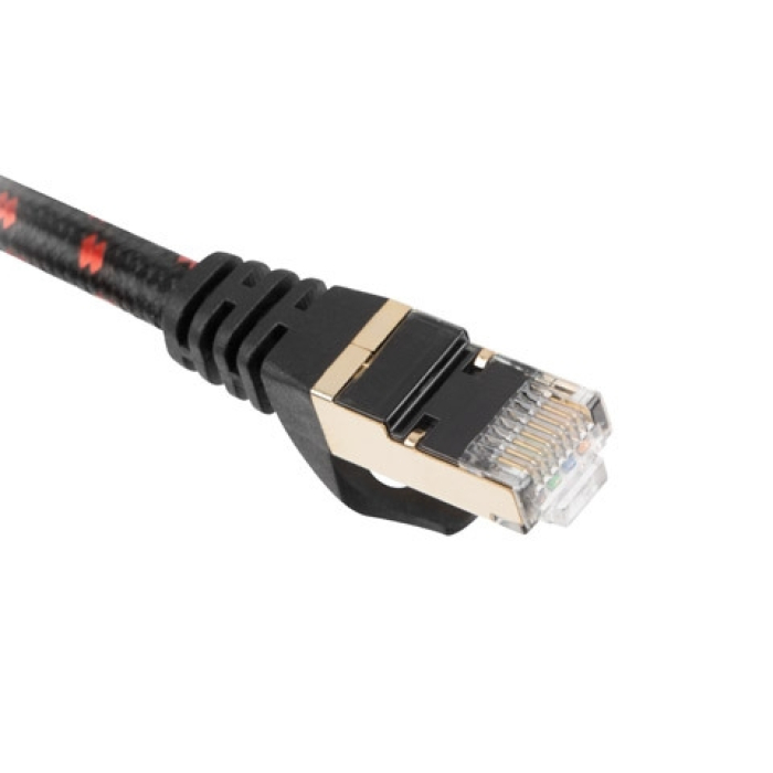 Кабел - Genesis Patchcord Cat.7E Sftp 5M Black (тъмнейл - 2)