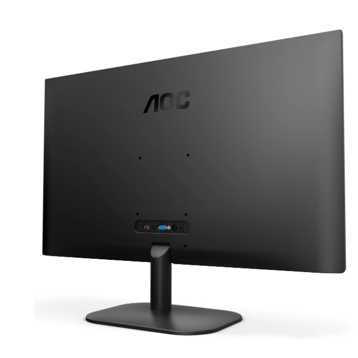 AOC 27B2DA, 27" IPS WLED, 1920x1080@75Hz, 4ms GtG, 250cd/m2, 1000:1. DC20M:1, Adaptive Sync, FlickerFree, Low Blue Light, 2Wx2, Tilt, D-SUB, DVI, HDMI (тъмнейл - 1)