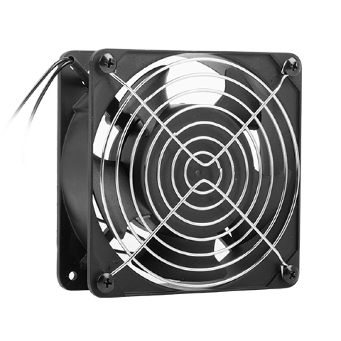 Lanberg fan for 10" & 19" rack wall-mount cabinet, 230V, 120x120x38mm, black