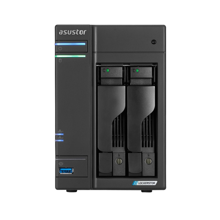 Asustor Lockerstor AS6702T, 2 Bay NAS, Intel Jasper Lake 4C 2.0 GHz, 4GB DDR4 SODIMM, M.2 NVMe x4 slots (Diskless), USB 3.2 Gen 2x2, Dual 2.5GbE Ports, WOW (Wake on WAN), AES-NI hardware encryption, MyArchive (support btrfs and snapshot), SSD Caching на супер цена