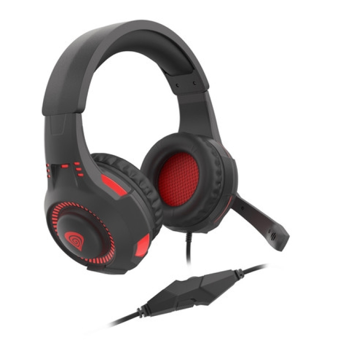 Genesis Gaming Headset Radon 210 7.1 With Microphone USB Black-Red (тъмнейл - 3)