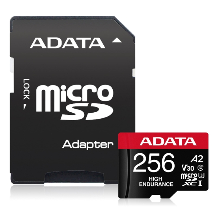 ADATA 256GB MicroSDXC UHS-I U3 V30S High (with adapter) на супер цена