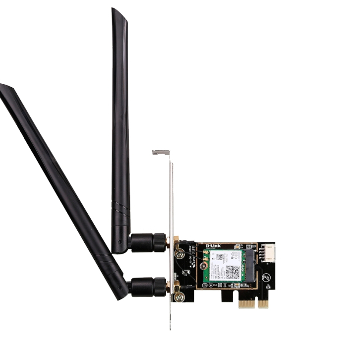 D-Link AX3000 Wi-Fi 6 PCIe Adapter with Bluetooth 5.0