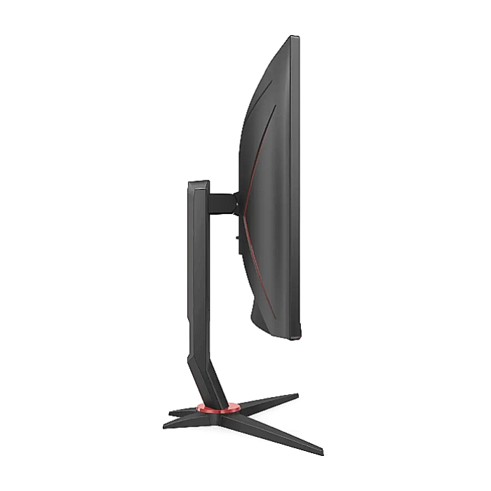 AOC C27G2Z3/BK, 27" Curved 1500R VA WLED, 1920x1080@280Hz, 1ms GtG, 0.5MPRT, 300cd m/2, 4000:1, 80M:1 DCR, Adaptive Sync, FlickerFree, Blue Light tech. Soft., Tilt, Height Adjust, Swivel, 2xHDMI, DP (тъмнейл - 1)