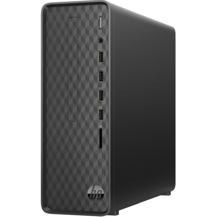 HP Slim Desktop S01-pF4000nu 180W SFF Dark Black, Core i7-14700(2.5Ghz, up to 5.6GHz/33MB/20C), 8GB 3200Mhz 1DIMM, 512GB PCIe SSD, Wifi 6+BT, HP Keyboard 125 & HP Mouse 125, Free DOS, 2Y Warranty (тъмнейл - 2)