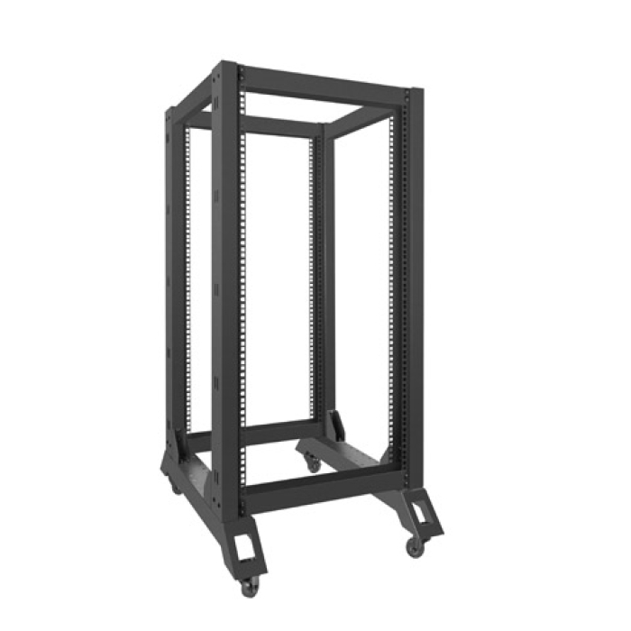 Lanberg open rack 22U 600x800, black на супер цена